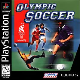 Box cover for Olympic Soccer - Atlanta 1996 on the Sony Playstation.