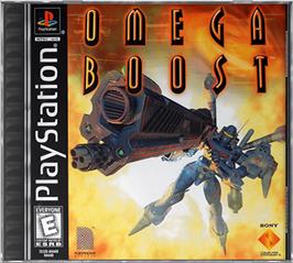 Box cover for Omega Boost on the Sony Playstation.