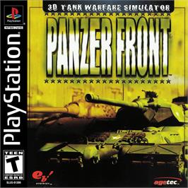 Box cover for Panzer Front on the Sony Playstation.