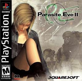Box cover for Parasite Eve 2 on the Sony Playstation.