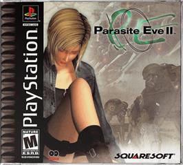 Box cover for Parasite Eve II on the Sony Playstation.