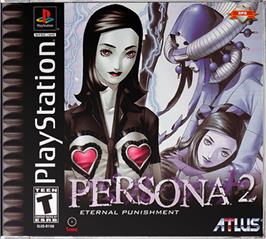Box cover for Persona 2: Eternal Punishment on the Sony Playstation.