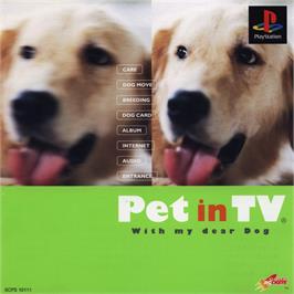 Box cover for Pet In Tv - With My Dear Dog on the Sony Playstation.