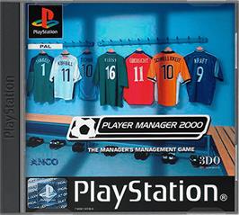 Box cover for Player Manager 2000 on the Sony Playstation.