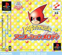 Box cover for Pop'n Music - Animation Melody on the Sony Playstation.
