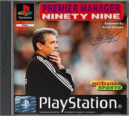 Box cover for Premier Manager Ninety Nine on the Sony Playstation.