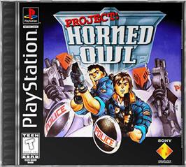 Box cover for Project: Horned Owl on the Sony Playstation.