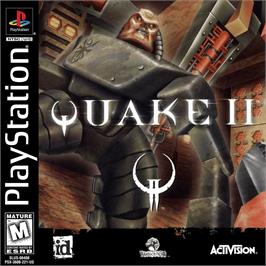 Box cover for Quake 2 on the Sony Playstation.