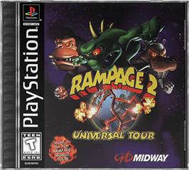 Box cover for Rampage 2: Universal Tour on the Sony Playstation.