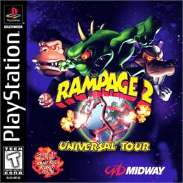 Box cover for Rampage 2 - Universal Tour on the Sony Playstation.
