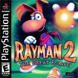 Box cover for Rayman 2 - The Great Escape on the Sony Playstation.