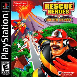 Box cover for Rescue Heroes - Molten Menace on the Sony Playstation.