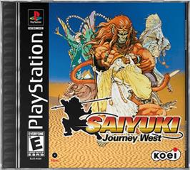 Box cover for Saiyuki: Journey West on the Sony Playstation.