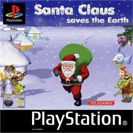 Box cover for Santa Claus Saves The Earth on the Sony Playstation.