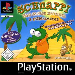 Box cover for Schnappi - Das Kleine Krokodil - 3 Fun-games on the Sony Playstation.