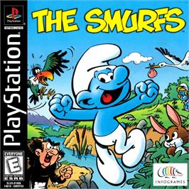 Box cover for Smurfs, The on the Sony Playstation.