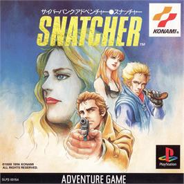Box cover for Snatcher on the Sony Playstation.