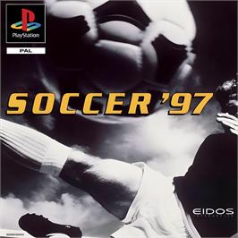 Box cover for Soccer '97 on the Sony Playstation.