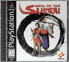Box cover for Soul of the Samurai on the Sony Playstation.