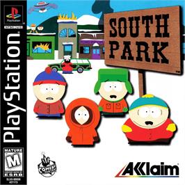 Box cover for South Park on the Sony Playstation.