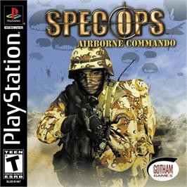Box cover for Spec Ops - Airborne Commando on the Sony Playstation.