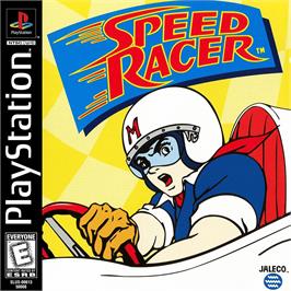 Box cover for Speed Racer on the Sony Playstation.