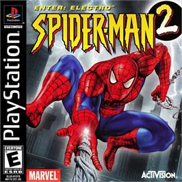 Box cover for Spider-man 2 on the Sony Playstation.