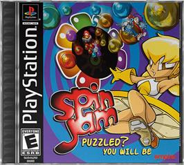 Box cover for Spin Jam on the Sony Playstation.