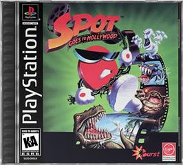 Box cover for Spot Goes to Hollywood on the Sony Playstation.
