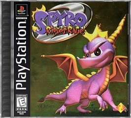 Box cover for Spyro 2: Ripto's Rage on the Sony Playstation.