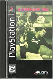 Box cover for Striker '96 on the Sony Playstation.
