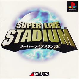Box cover for Super Live Stadium on the Sony Playstation.