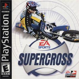 Box cover for Supercross on the Sony Playstation.