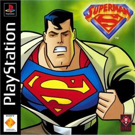 Box cover for Superman on the Sony Playstation.