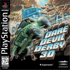 Box cover for Supersonic Racers on the Sony Playstation.