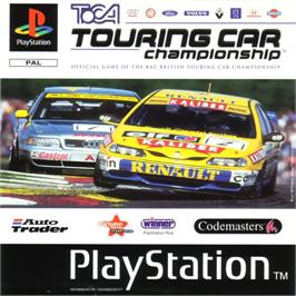 Box cover for TOCA Touring Car Championship on the Sony Playstation.