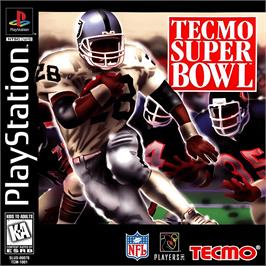 Box cover for Tecmo Super Bowl on the Sony Playstation.