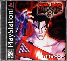 Box cover for Tekken 3 on the Sony Playstation.