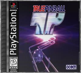 Box cover for True Pinball on the Sony Playstation.