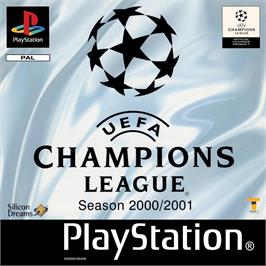 Box cover for Uefa Champions League Season 2000-2001 on the Sony Playstation.