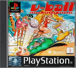 Box cover for V-Ball: Beach Volley Heroes on the Sony Playstation.