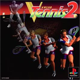 Box cover for V-tennis 2 on the Sony Playstation.