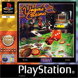 Box cover for Vegas Casino on the Sony Playstation.
