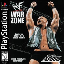 Box cover for WWF War Zone on the Sony Playstation.
