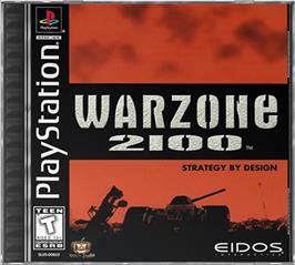 Box cover for Warzone 2100 on the Sony Playstation.