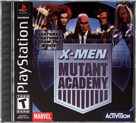Box cover for X-Men: Mutant Academy on the Sony Playstation.