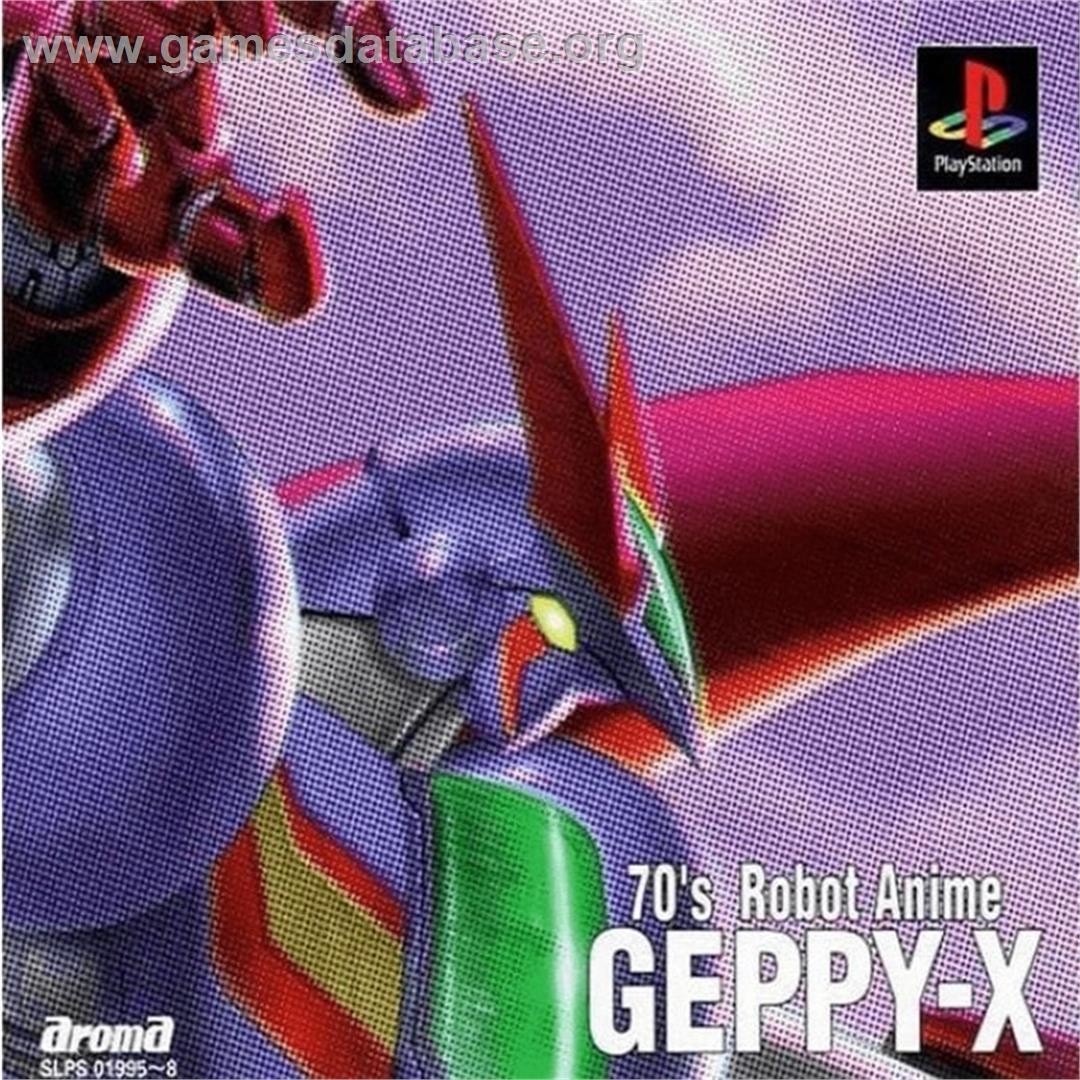 70's Robot Anime - Geppy-x - The Super Boosted Armor - Sony Playstation - Artwork - Box