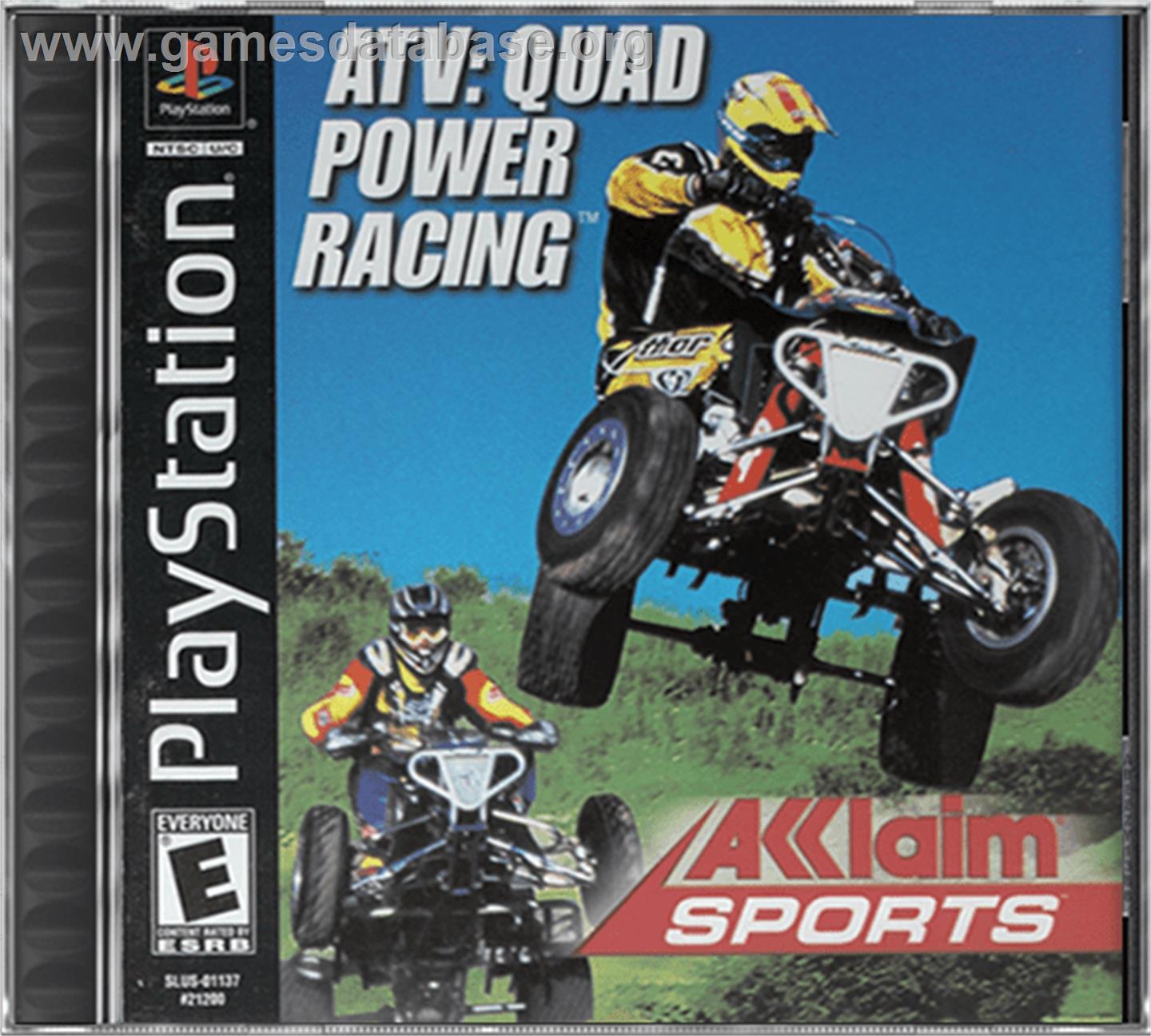 ATV: Quad Power Racing - Sony Playstation - Artwork - Box