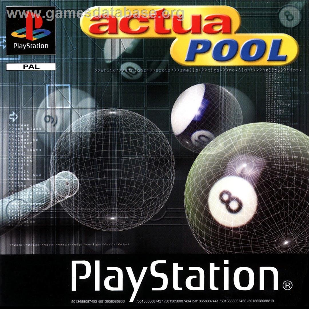 Actua Pool - Sony Playstation - Artwork - Box