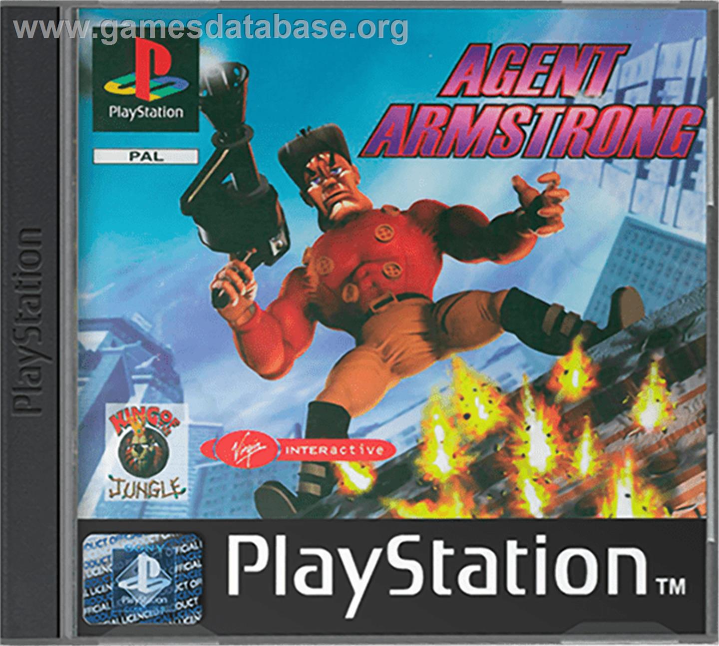 Agent Armstrong - Sony Playstation - Artwork - Box